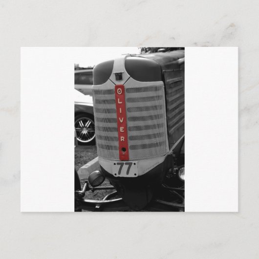 Oliver Tractor Briefkaart (Voorkant)