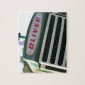 Oliver tractor puzzel unieke cadeauideeën (Verticaal)