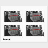 Oliver Tractor Rechthoekige Sticker (Vel)