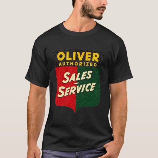 Oliver Tractors and equipment USA T-shirt (Voorkant)