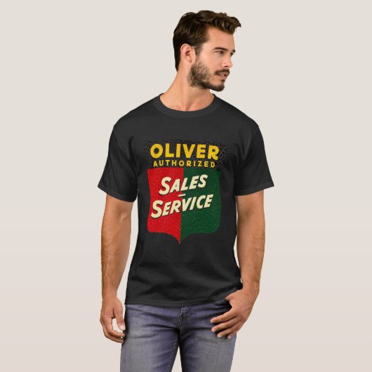 Oliver Tractors and equipment USA T-shirt (Voorkant volledig)