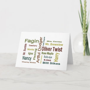 Oliver Twist Characters Kaart