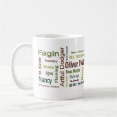 Oliver Twist Characters Koffiemok (Links)