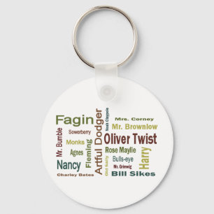 Oliver Twist Characters Sleutelhanger