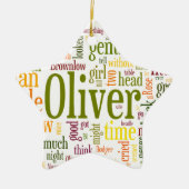 Oliver Twist Keramisch Ornament (Voorkant)