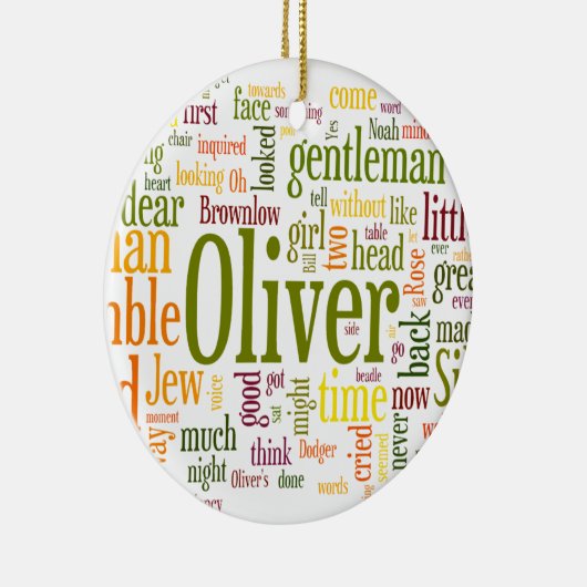 Oliver Twist Keramisch Ornament (Rechts)