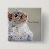 Oliver Twist Squirrel Vierkante Button 5,1 Cm (Voorkant)