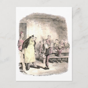 Oliver Twist vraagt om meer Briefkaart