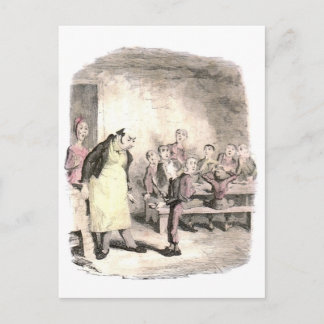 Oliver Twist vraagt om meer Briefkaart