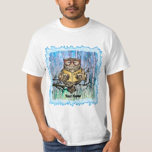 Oliver Uil Leest T-Shirt (Voorkant)
