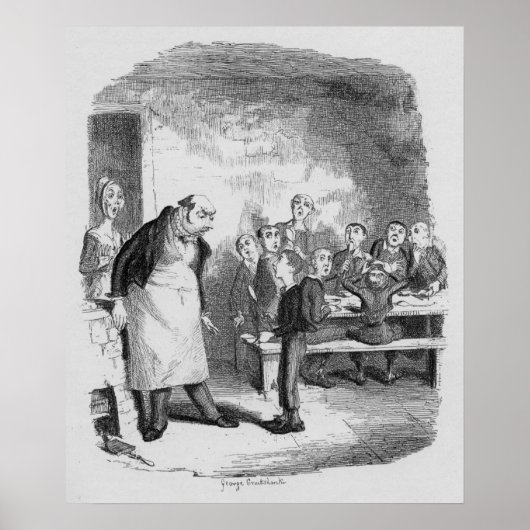 Oliver vraagt om meer poster (Voorkant)