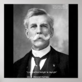 Oliver W Holmes "Love Twilight" Citaat Posters (Voorkant)