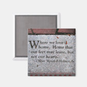 Oliver Wendell Holmes Quote Magnet (Voorkant / Achterkant)