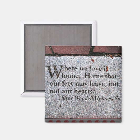 Oliver Wendell Holmes Quote Magnet (Voorkant / Achterkant)