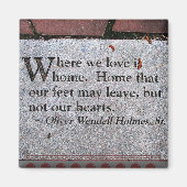 Oliver Wendell Holmes Quote Magnet (Voorkant)