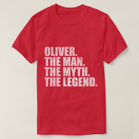 OliverOliver Naam Oliver Voornaam T-shirt (Design voorkant)