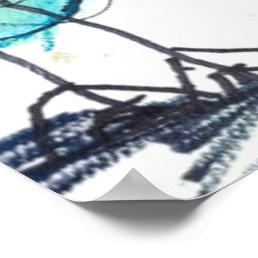 Oliver's Birds Poster (Hoek)