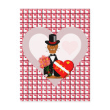 Oliver's Valentijnsdag date met hart achtergrond T