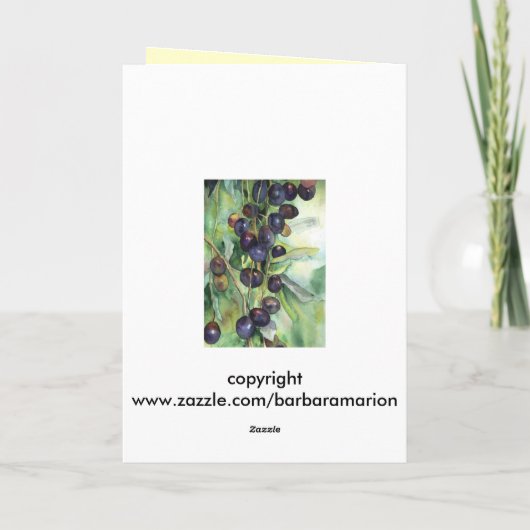 Olives galare kaart (Achterkant)