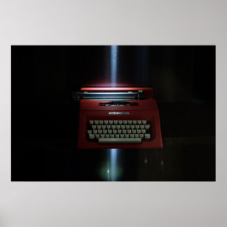  Olivetti Typewriter Poster