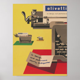 Olivetti-Vintage Poster