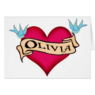 Olivia - Aangepast Tattoo T-shirts en cadeautjes