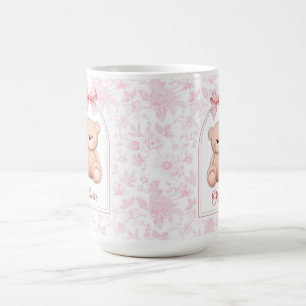 Olivia   Aangepaste Roze Teddybeer Nursery Design Koffiemok