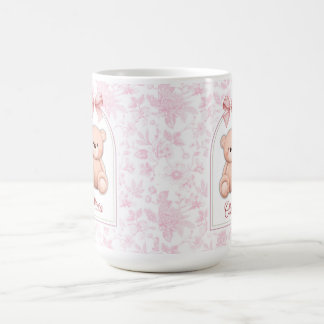 Olivia | Aangepaste Roze Teddybeer Nursery Design Koffiemok