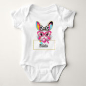 Olivia Bubble Easter Bunny Romper (Voorkant)