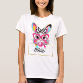 Olivia Bubble Easter Bunny T-shirt (Voorkant)