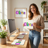 "Olivia" Cartoon Karakternaam Muismat