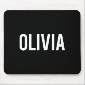 Olivia - Cool New Funny Name Fan Gift Tee  Muismat (Voorkant)