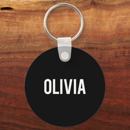 Olivia - Cool New Funny Name Fan Gift Tee Sleutelhanger (Voorkant)