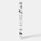 Olivia Custom Name Black White Case-Mate iPhone Case (Achterkant / Links)
