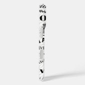 Olivia Custom Name Black White Case-Mate iPhone Case (Achterkant / Rechts)