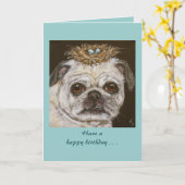 Olivia de grappige verjaardagskaart kaart (Gele Bloem)