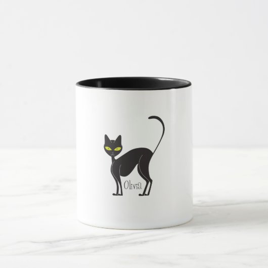 Olivia de vriendschappelijke Mok Cat (Midden)