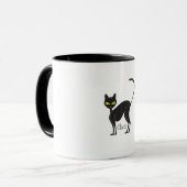 Olivia de vriendschappelijke Mok Cat (Voorkant links)