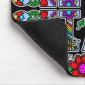 Olivia, Digital Folk Art Style Girl's Name Muismat (Hoek)