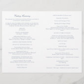 Olivia Dusty Blue kathokatholieke bruiloft (Achterkant)