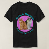 Olivia en Meredith Cat T-shirt (Design voorkant)