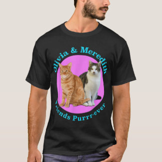 Olivia en Meredith Cat T-shirt