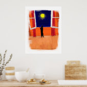 Olivia en Window Poster (Keuken)