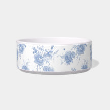 Olivia fred blueberry medium pet bowl
