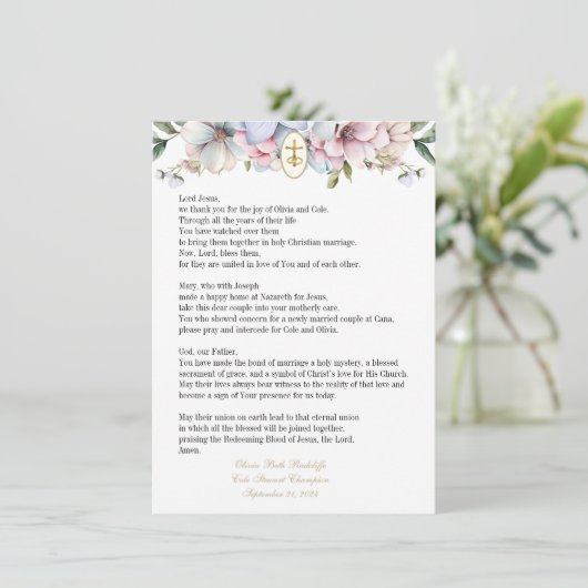 Olivia Gebed Kaarten (2) (Staand voorkant)