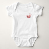 Olivia Heart Baby Bodysuit (Voorkant)