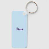Olivia in japanese kanji sleutelhanger (Achterkant)
