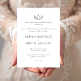 Olivia Invitacion de Boda Cristiana Wedding Kaart