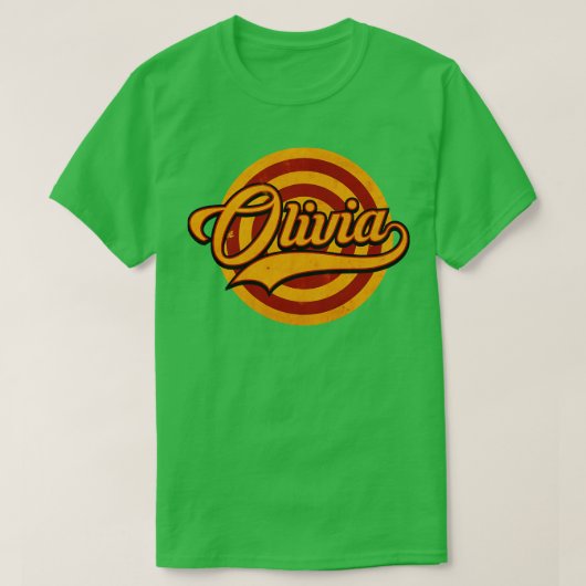 Olivia is de naam t-shirt (Design voorkant)