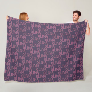 Olivia, Jouw naam Fleece Blanket Deken